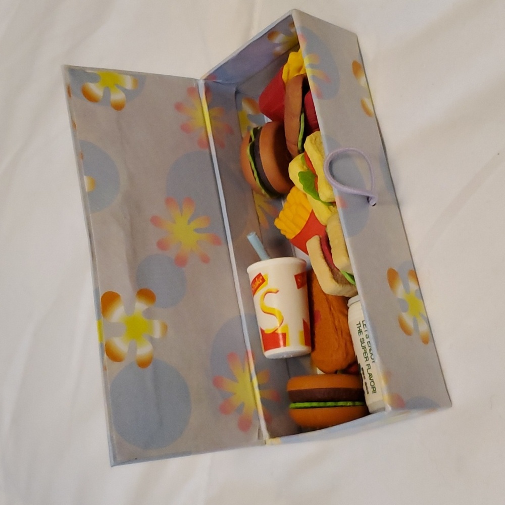 Fast food erasers